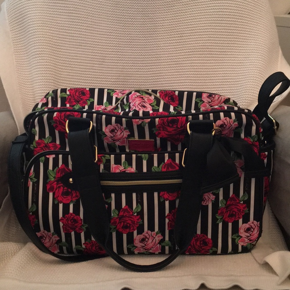 Betsey Johnson Weekender/Diaper bag